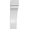 Ekena Millwork 6-in. W x 18-in. D x 24-in. H Merced Architectural Grade PVC Knee Brace BRCP06X18X24MRC - alternate 2